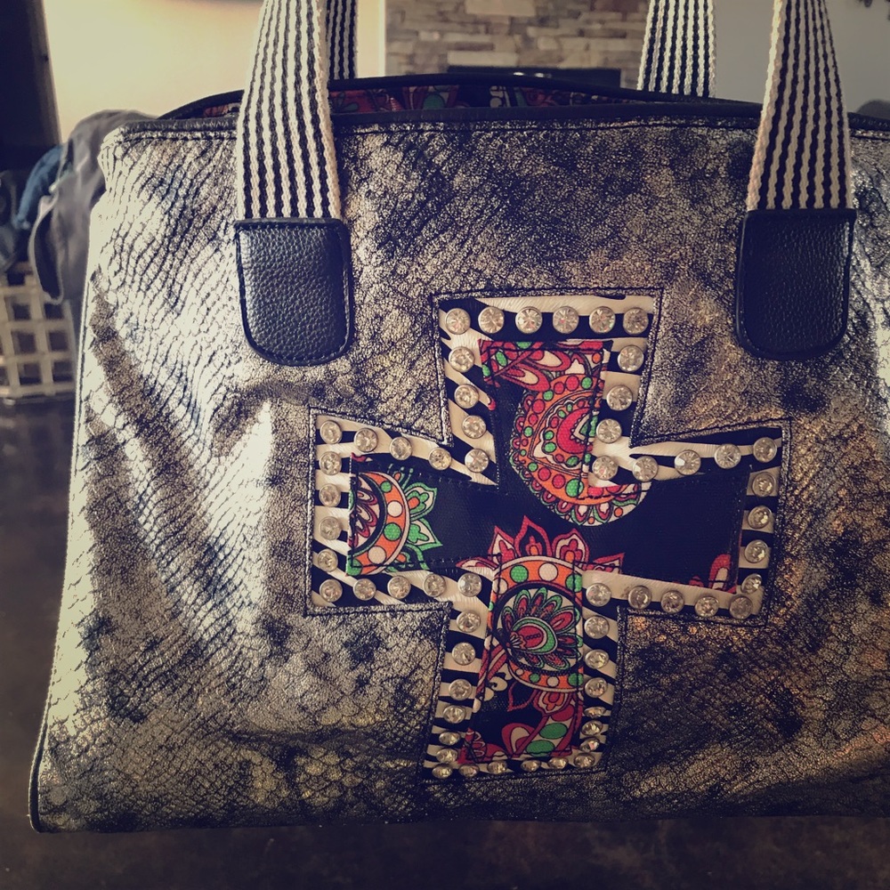 Gray Cross bag
